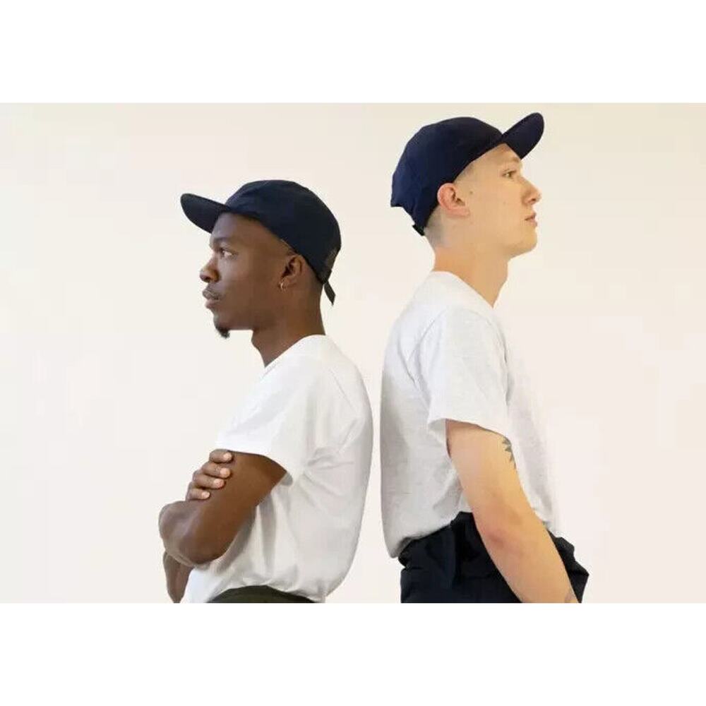 J.Lindeberg By Whim Mens Navy Blue Adjustable Snap 6 Panel Baseball Cap One Size